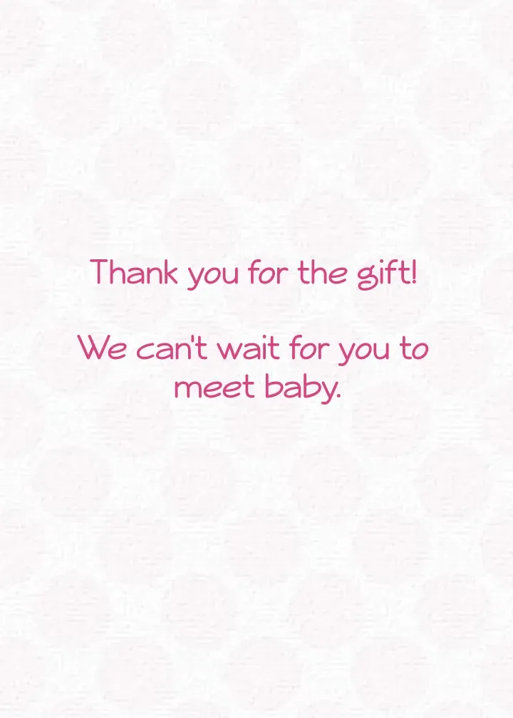 Retro Polka Dot Pink card inside right