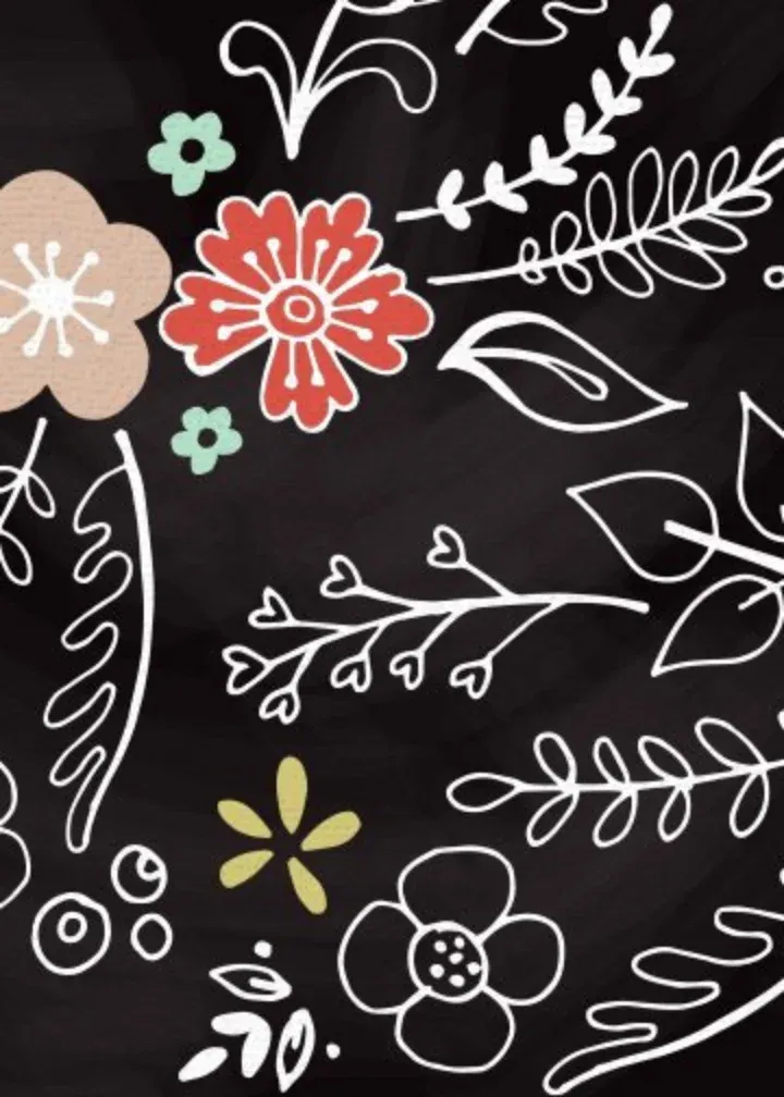 Sisters Floral Doodle card inside left