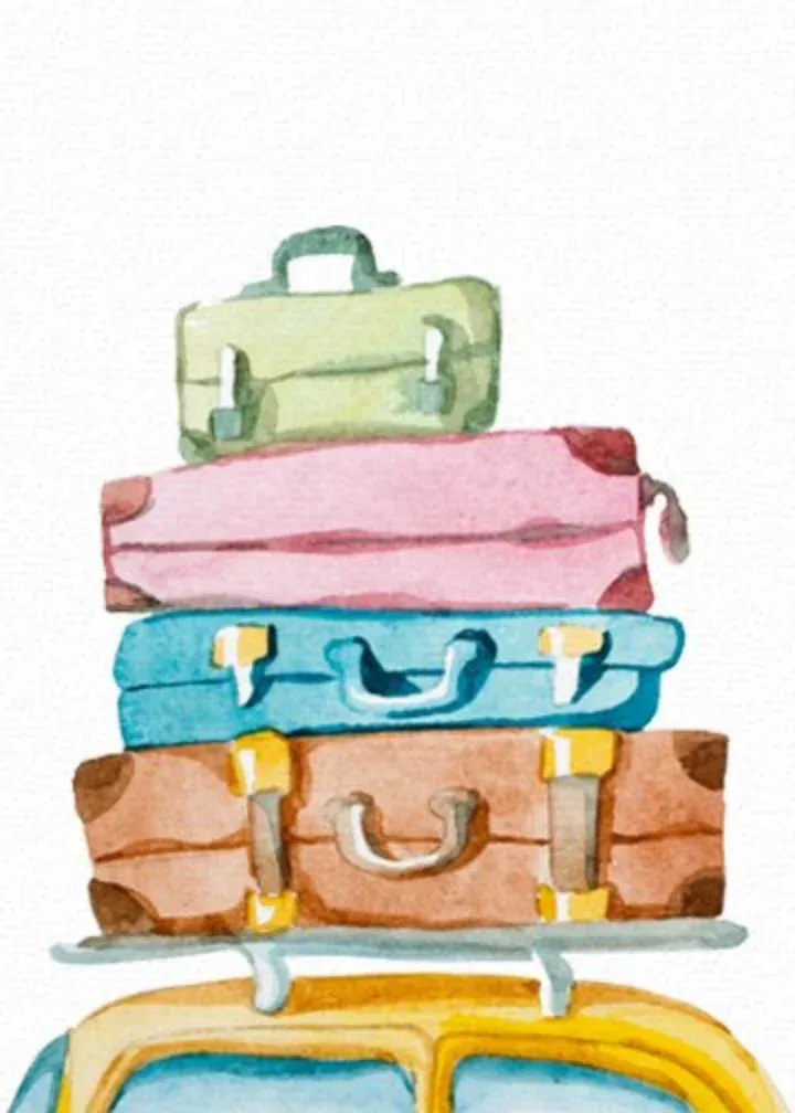 Moving Luggage card inside left