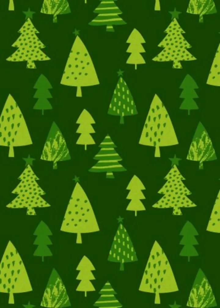 Holiday Thank You Tree card inside left