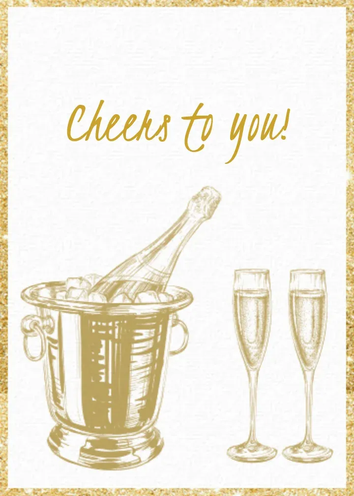 Wedding Cheers card front