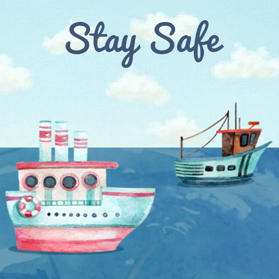 Calm Seas card front