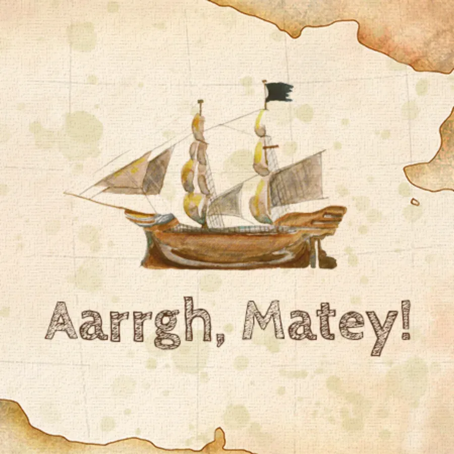 Treasure Map card front