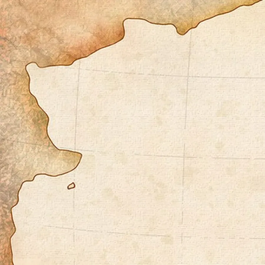 Treasure Map card inside left