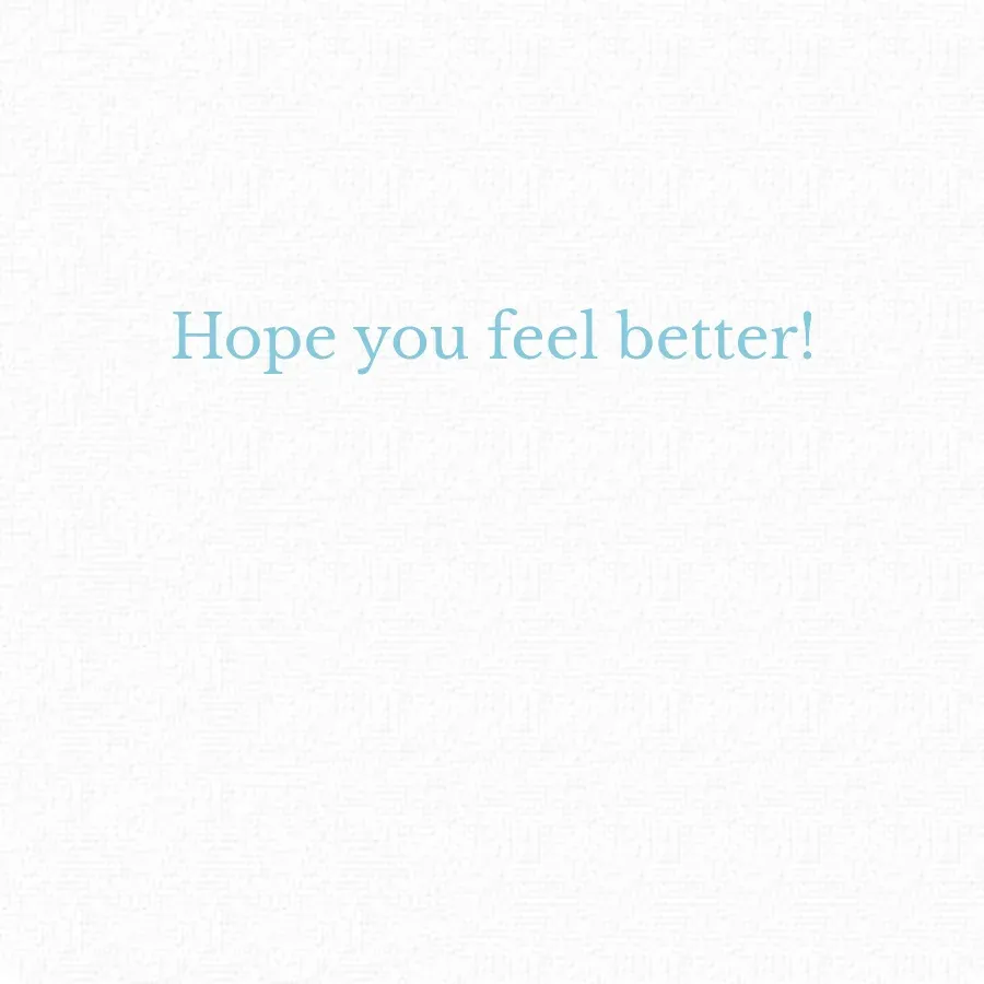 Thoughtful Doodle card inside right