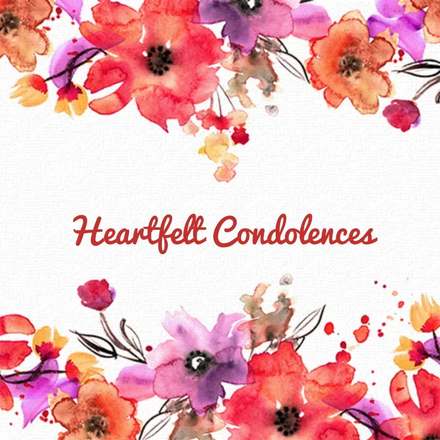 Warm Blossoms card front