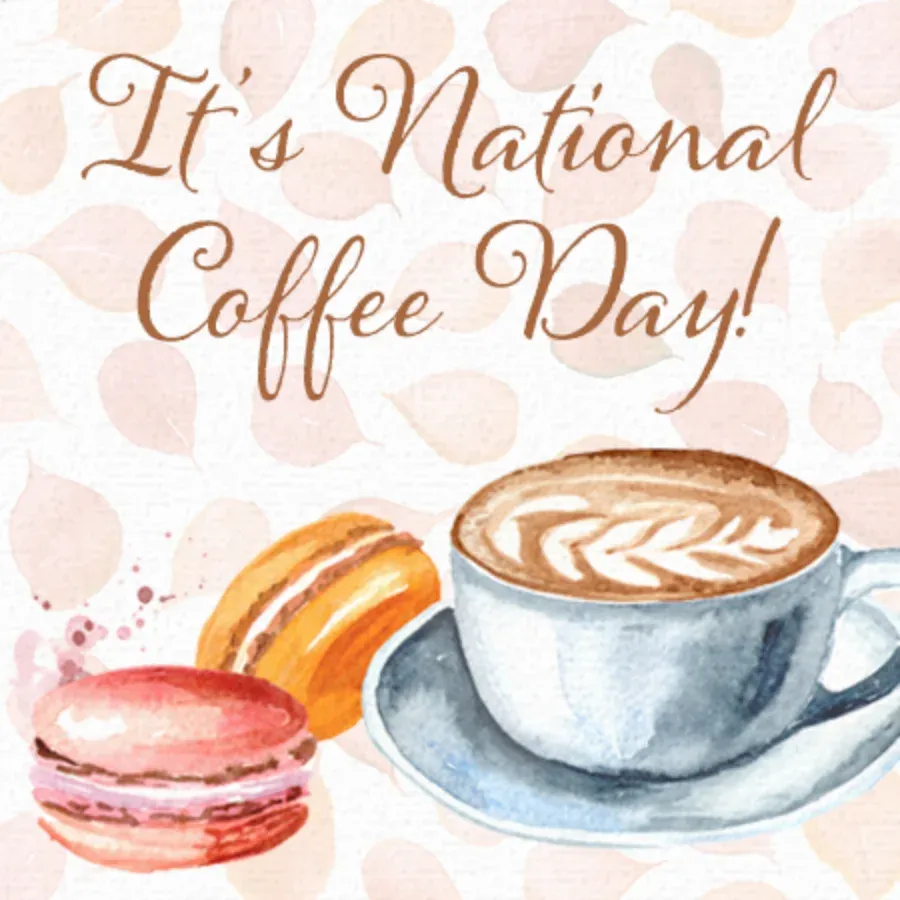 Elegant Cup of Coffee card front