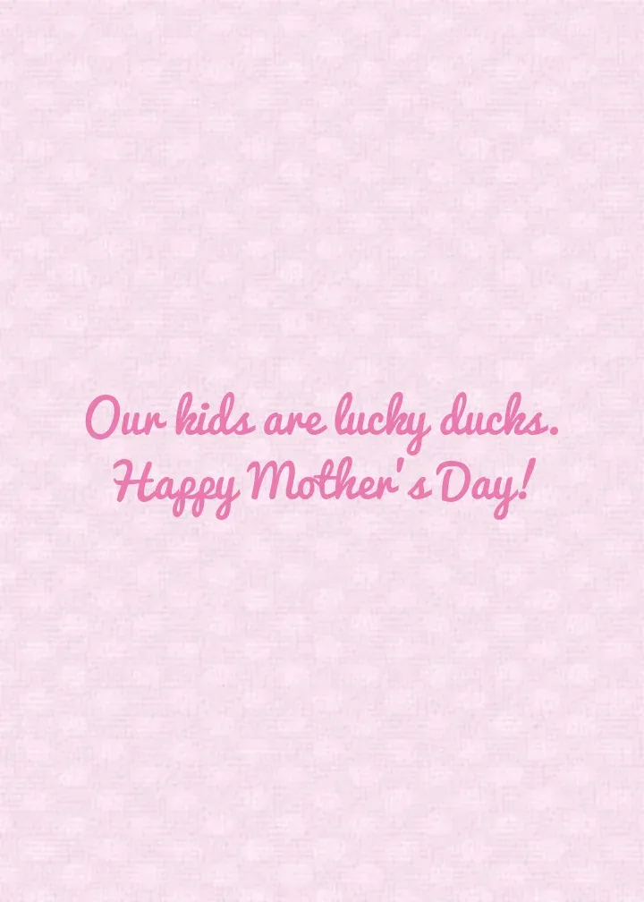 My Beautiful Wife card inside right