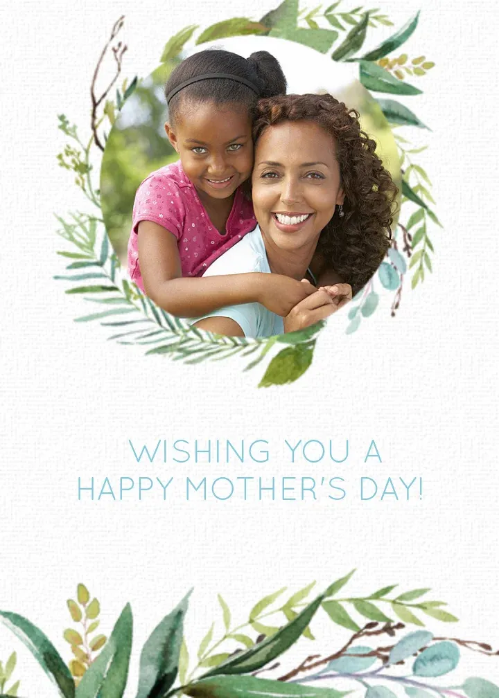Mother's Greenery card front
