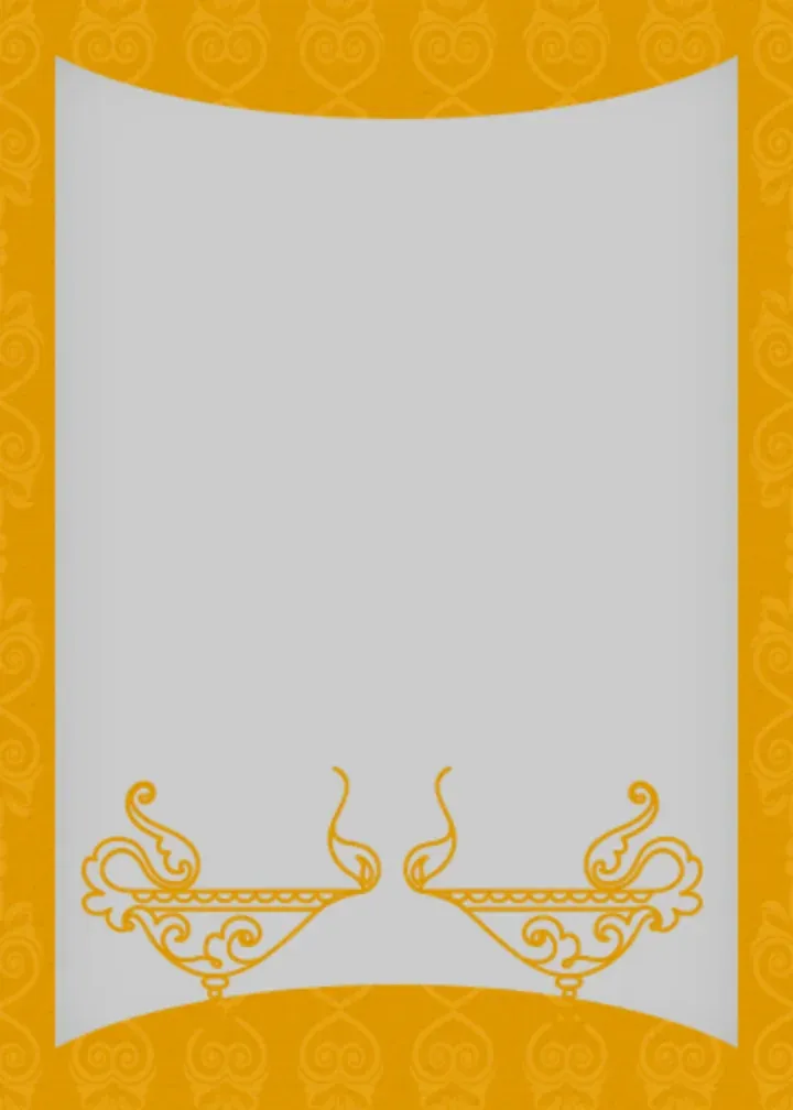 Diya Photo Frame card front