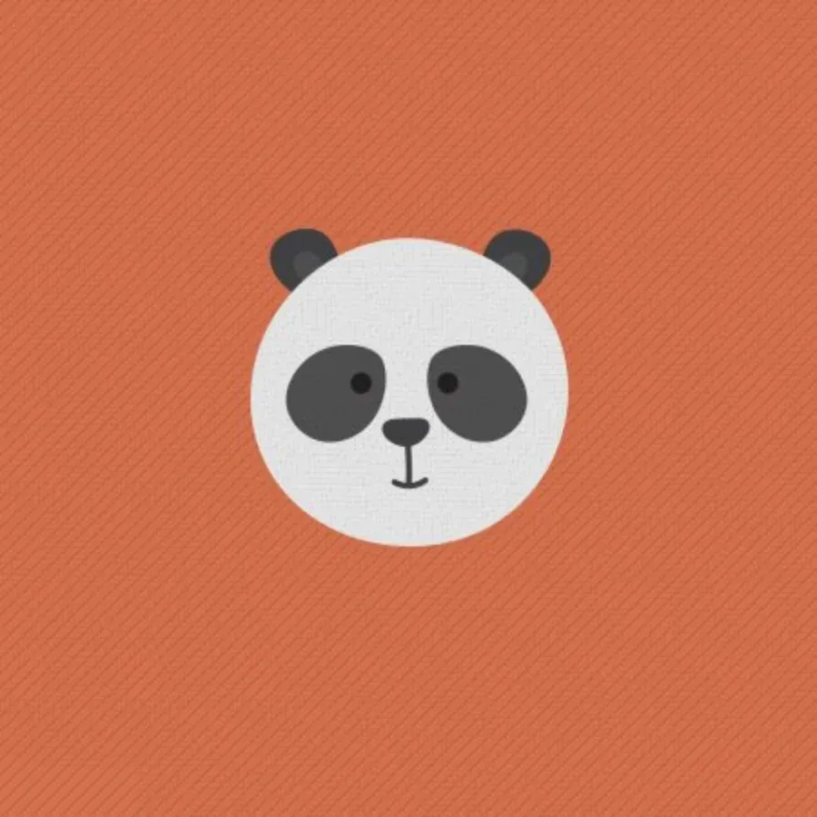 Birthday Panda card inside left