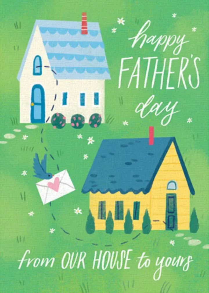 Father's Day from Our House card front