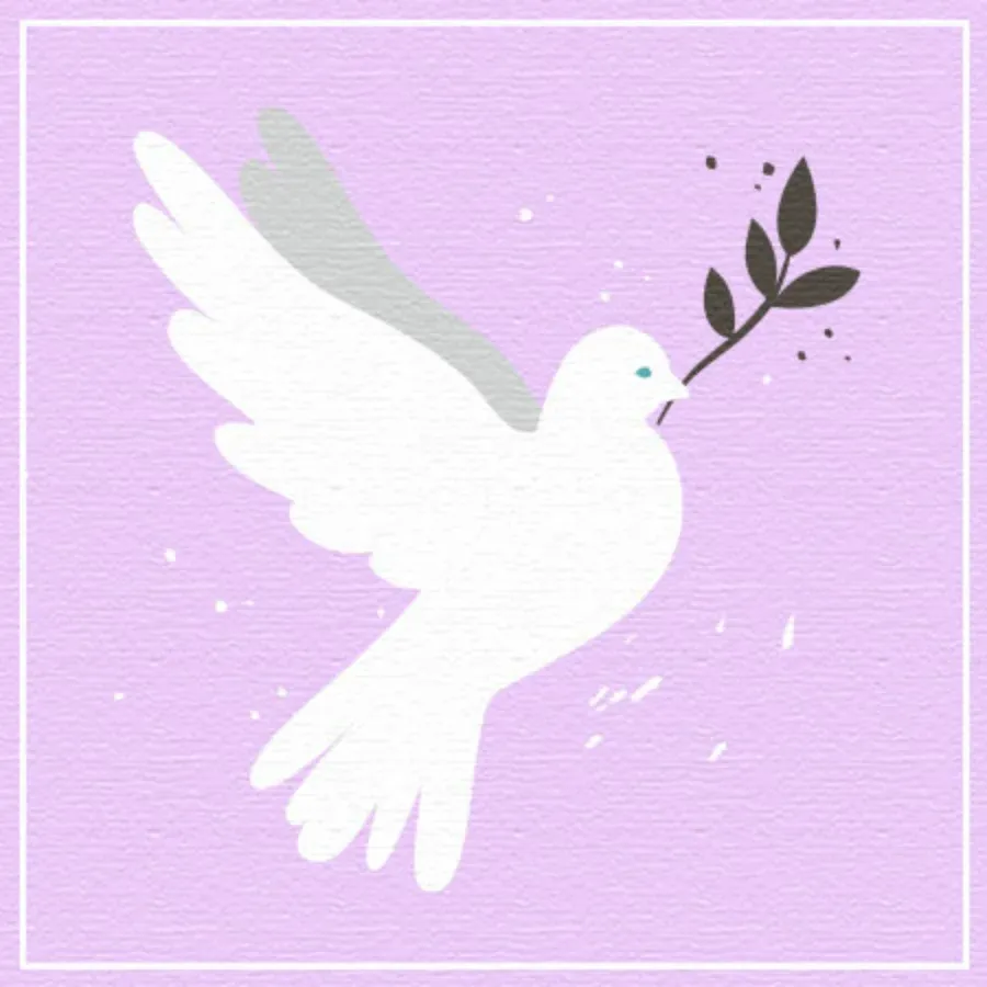Peaceful Dove card front