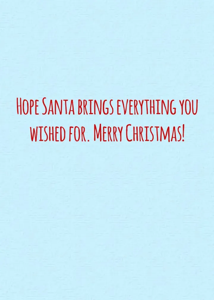 Prancing Reindeer card inside right