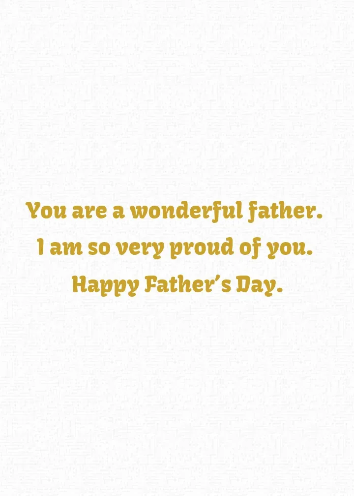 No. 1 Dad Photo card inside right