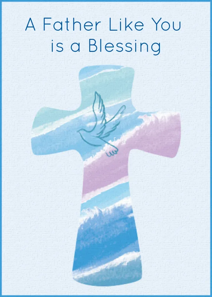 Blessed Father's Day card front