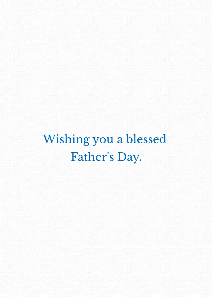 Blessed Father's Day card inside right