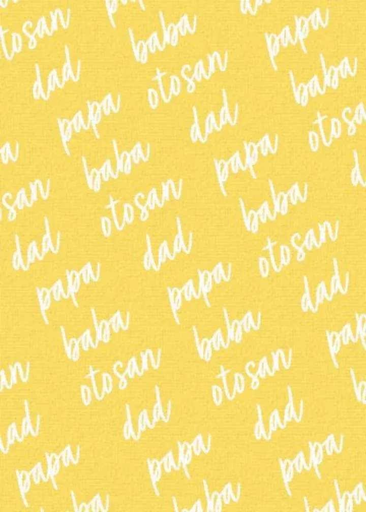 Dad Word Art card inside left