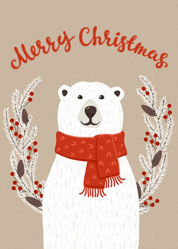 Polar Bear card front