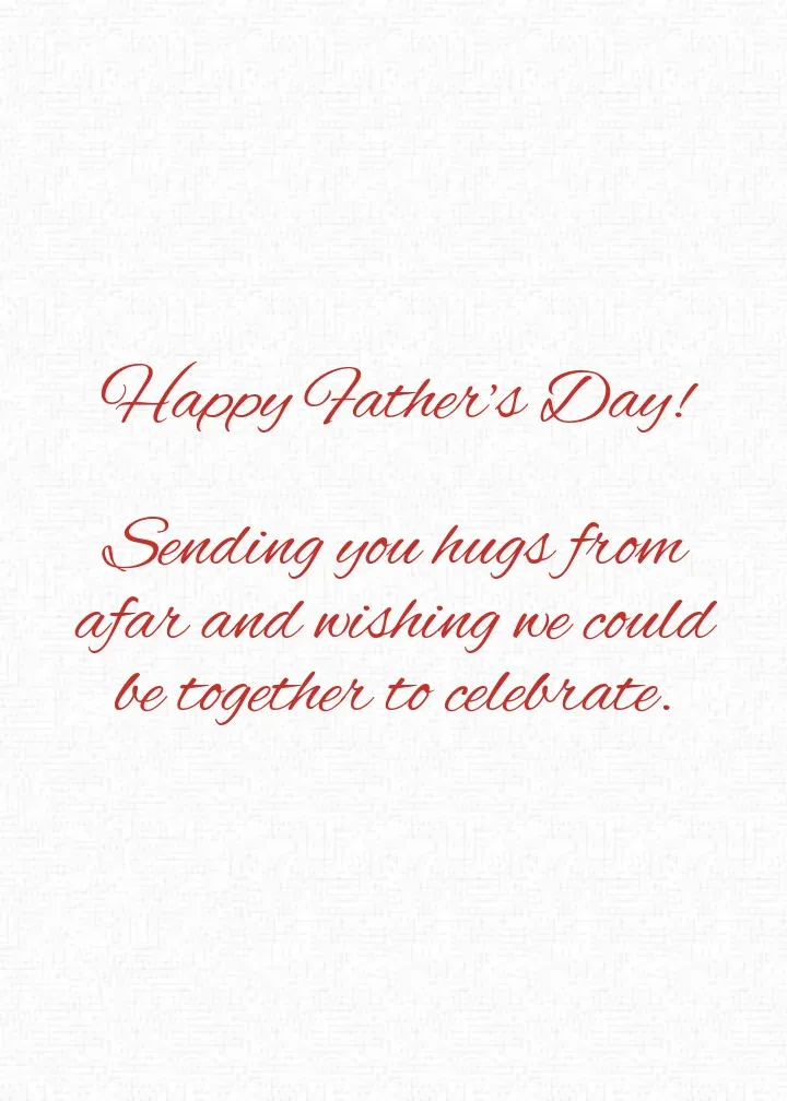 Father's Day Lettering card inside right