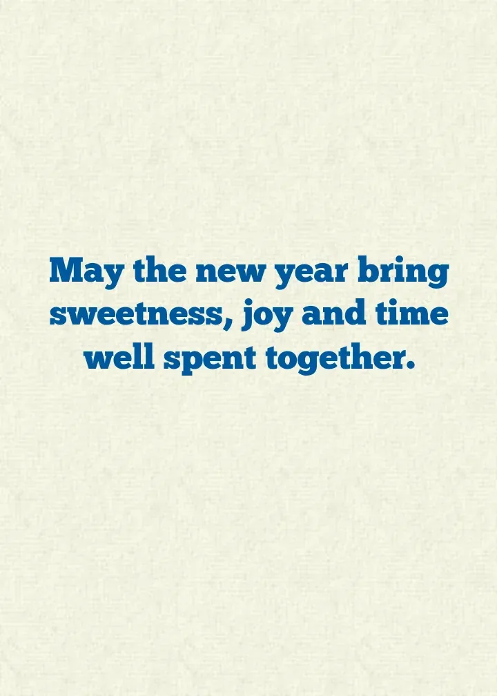 Jewish New Year card inside right