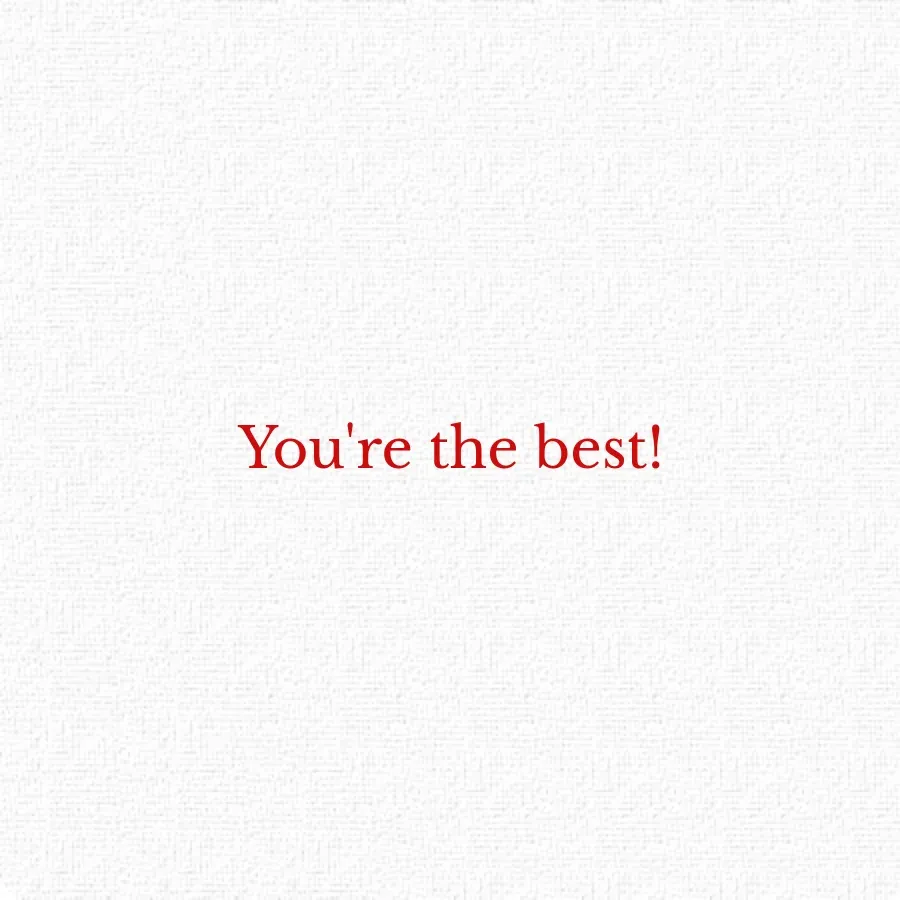 Birthday Thank You card inside right