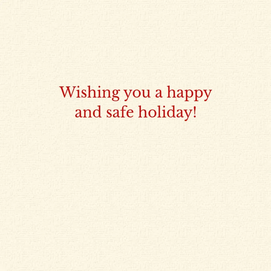 July 4th Fireworks card inside right