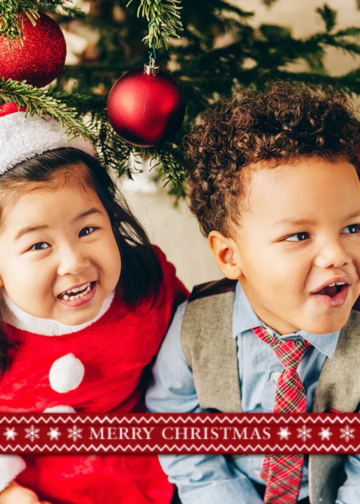 Christmas Sweater Pattern card front