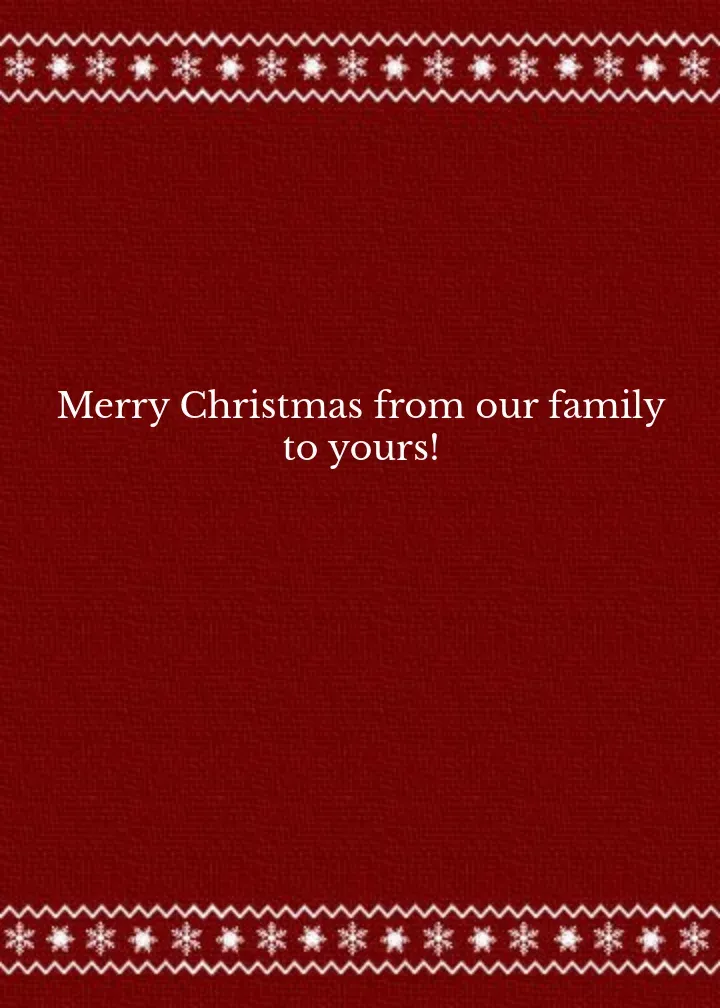 Christmas Sweater Pattern card inside right