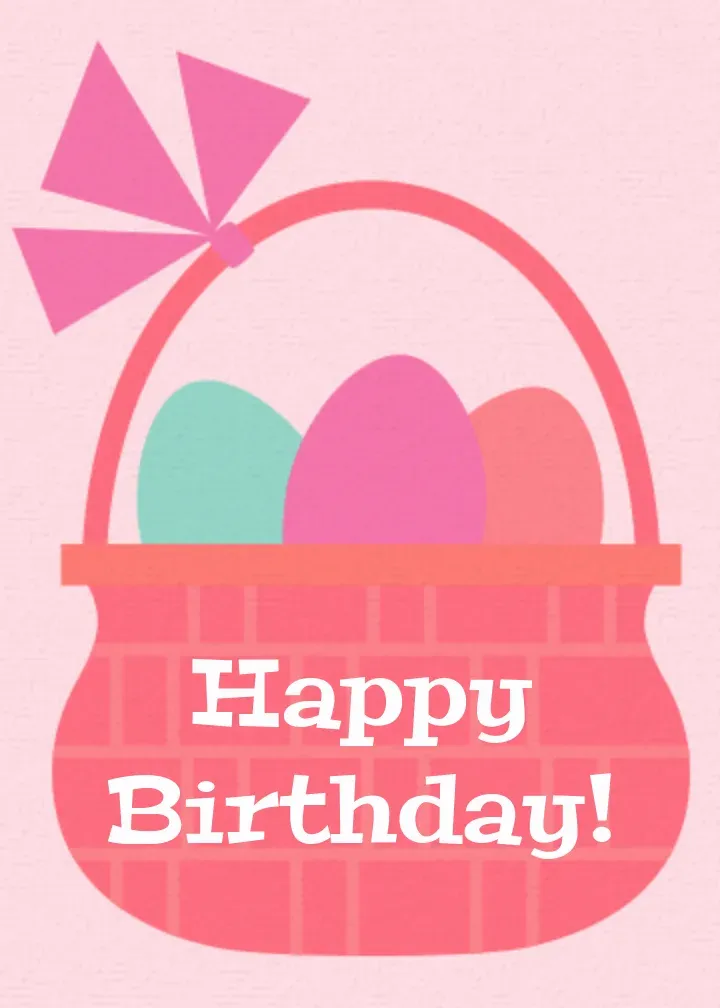 Easter Eggs card front