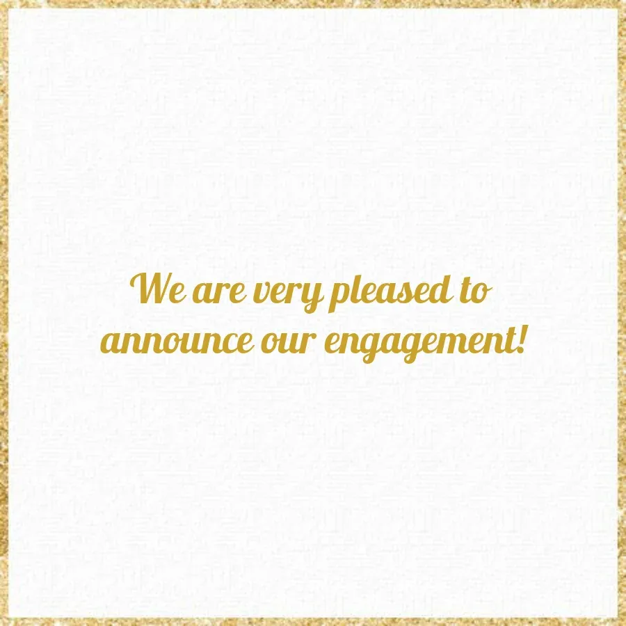 Engagement Gettin' Hitched card inside right