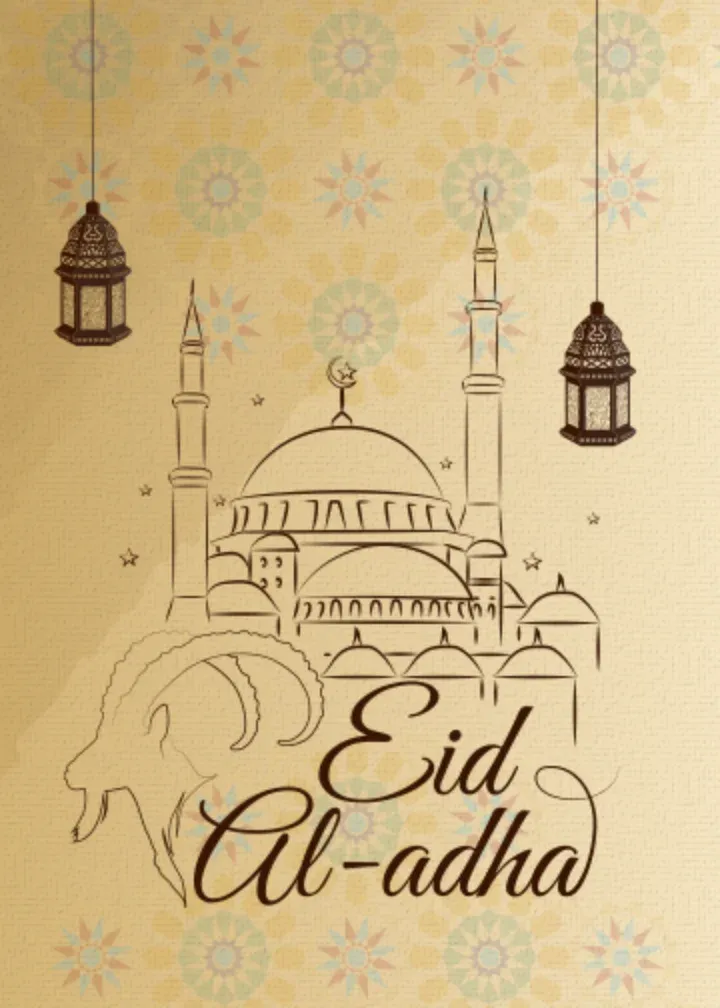 Eid Al-Adha To You card front