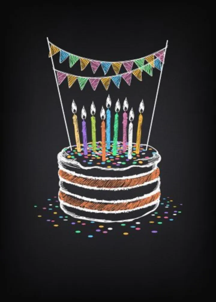 Milestone Birthday card inside left