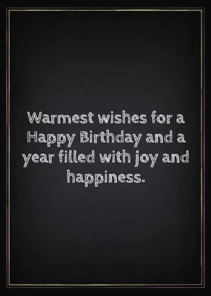 Milestone Birthday card inside right