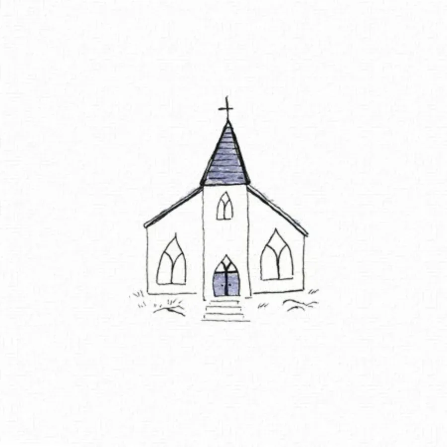 Easter Church card inside left