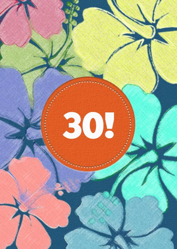 Summer Flowers card front