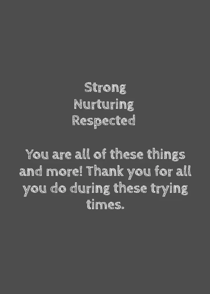 Nurse Chalkboard card inside right