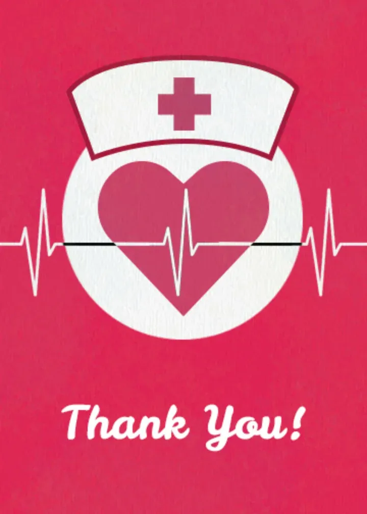Thank You Heartbeat card front