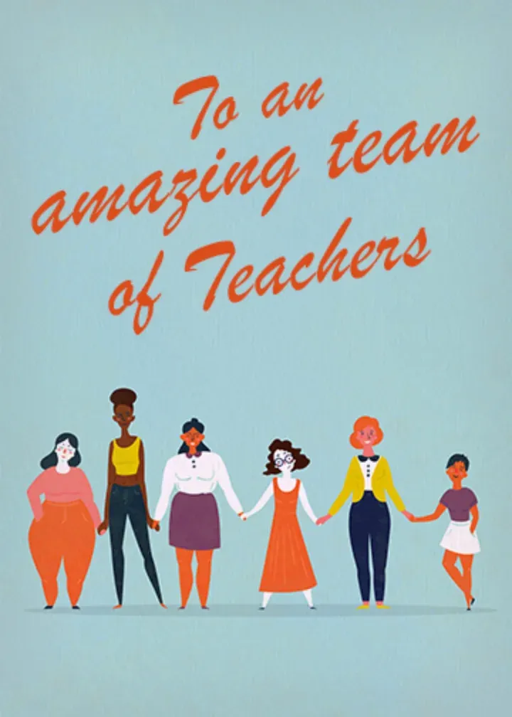 Teacher Team card front