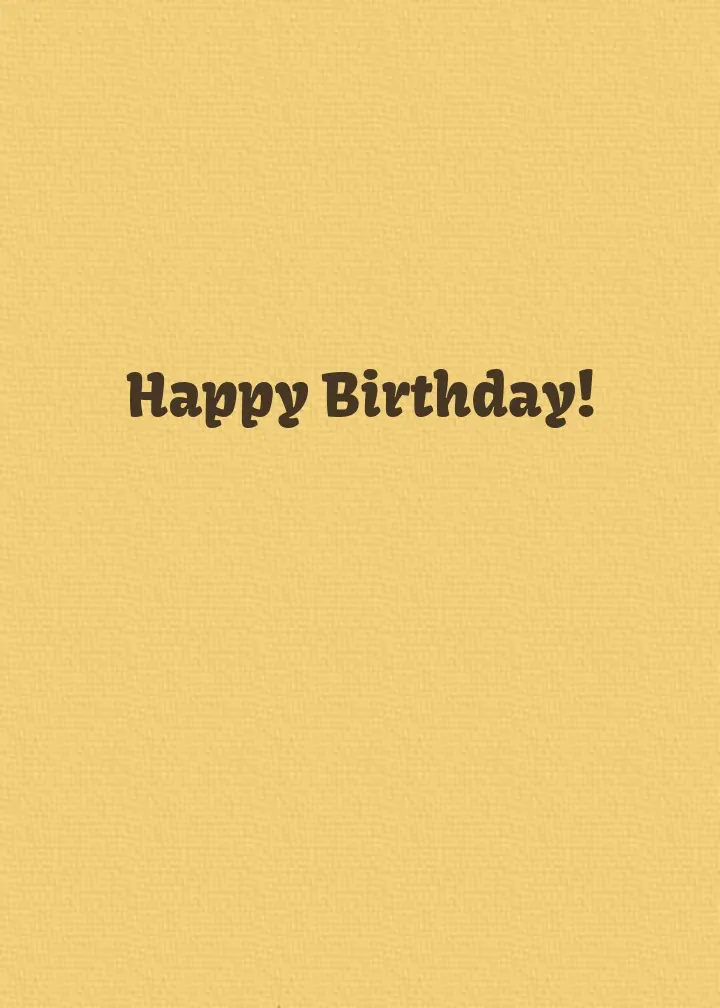 Kids Birthday Photo Oval card inside right