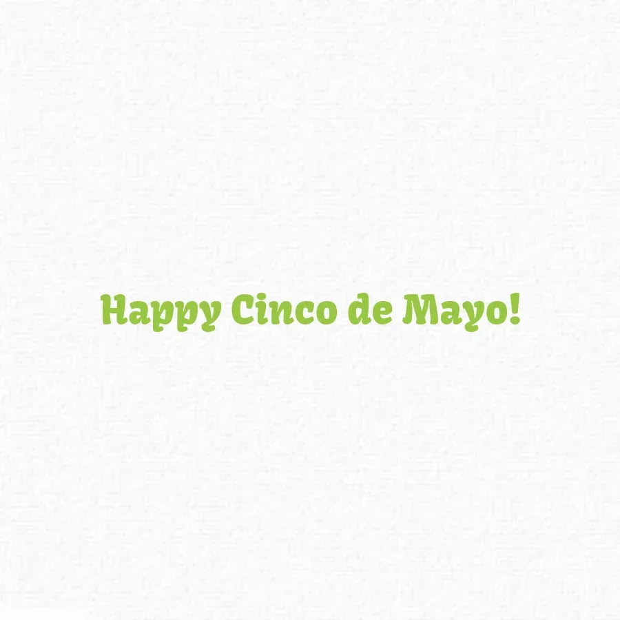 Cheers to Cinco de Mayo card inside right