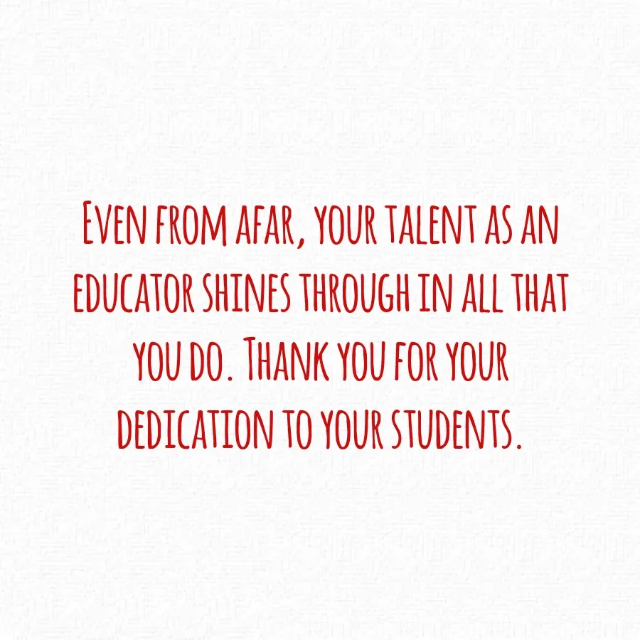 Chalkboard Teacher Day card inside right