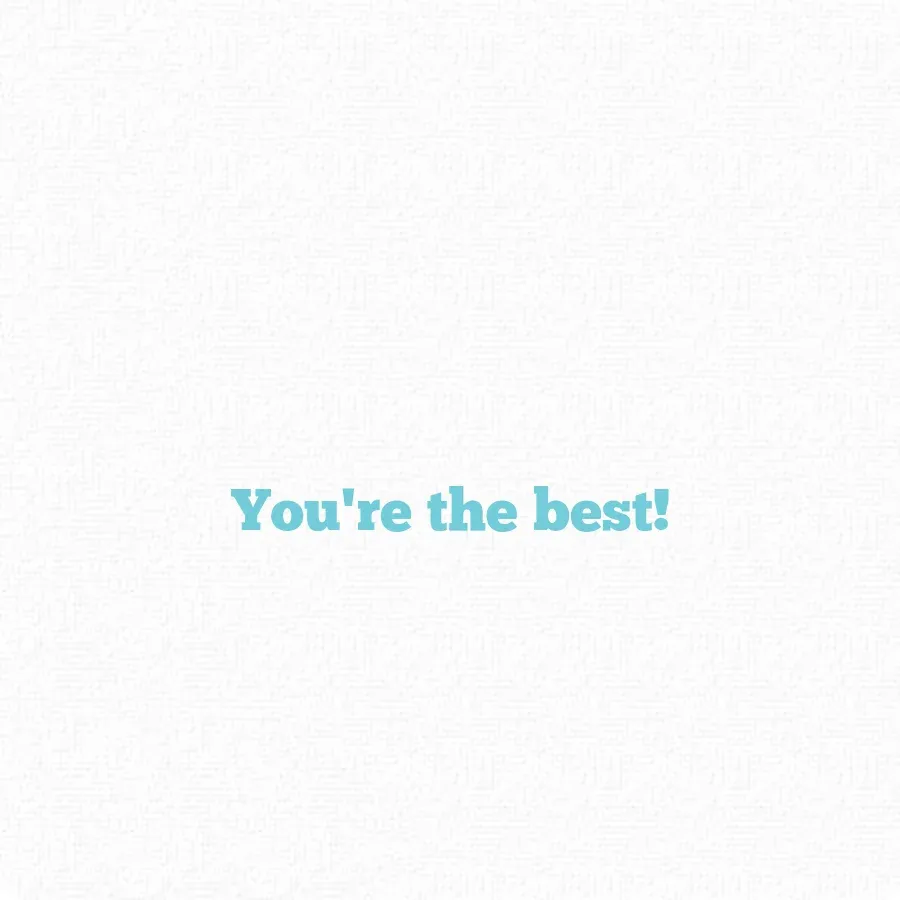 Colorful Teacher Thanks card inside right