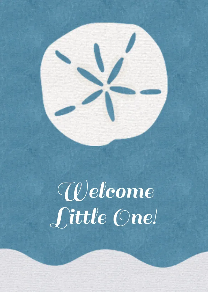 Baby Sand Dollar card front
