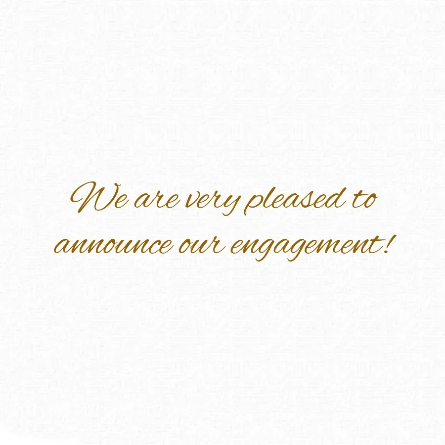 Engagement Tying the Knot card inside right