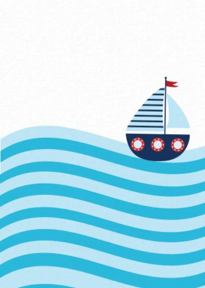 Sailboat for Kids card inside left