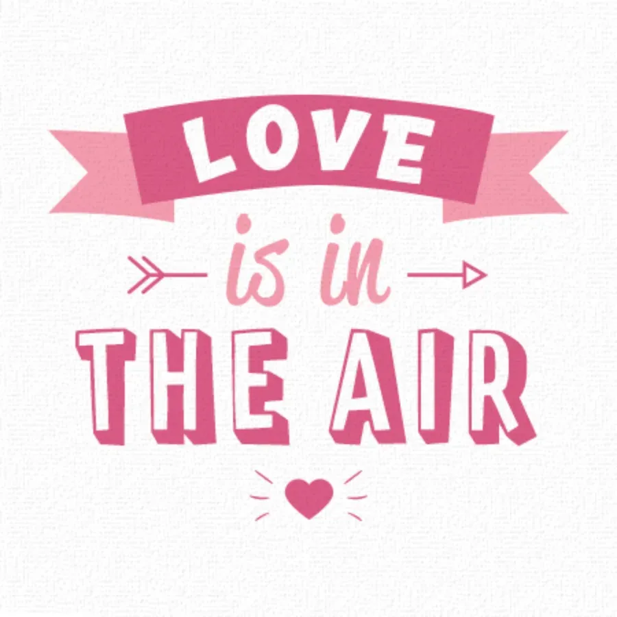 Love Is in the Air card front