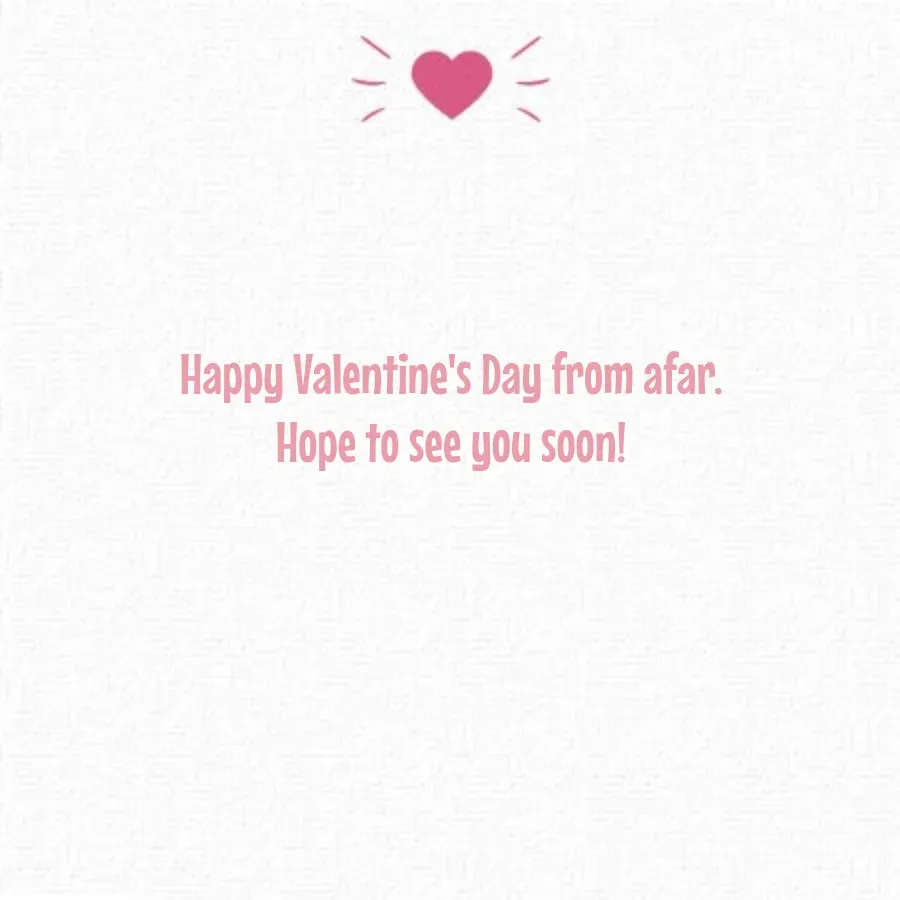 Love Is in the Air card inside right