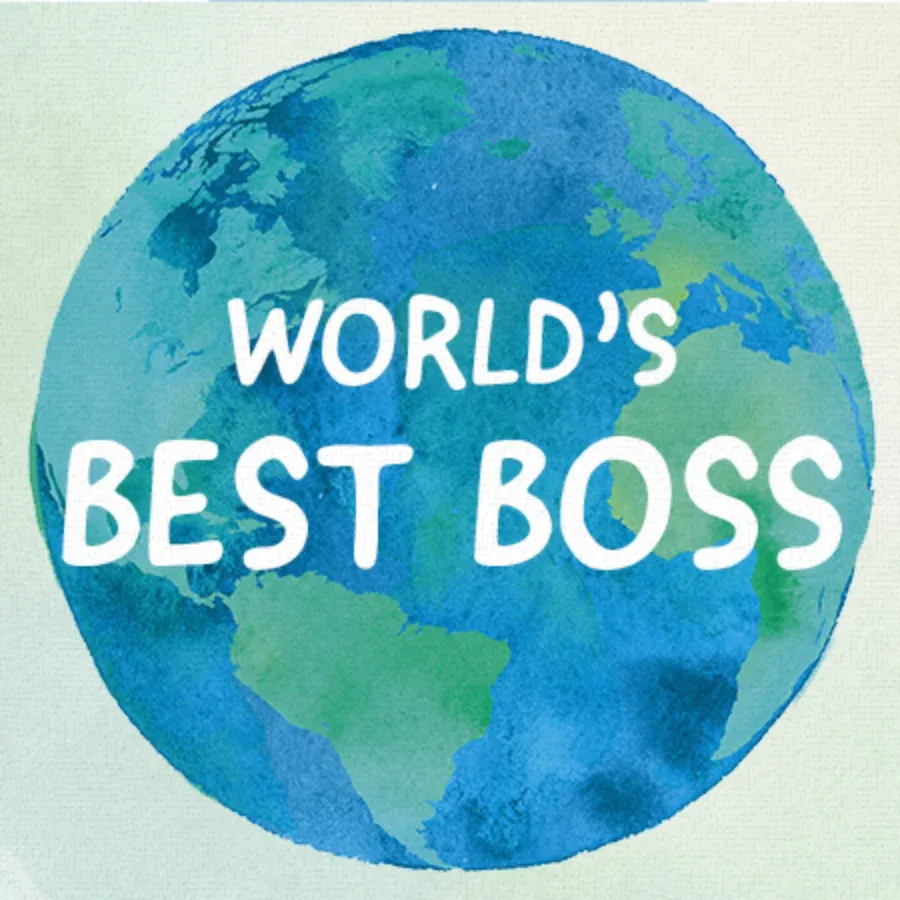 World's Best Boss card front