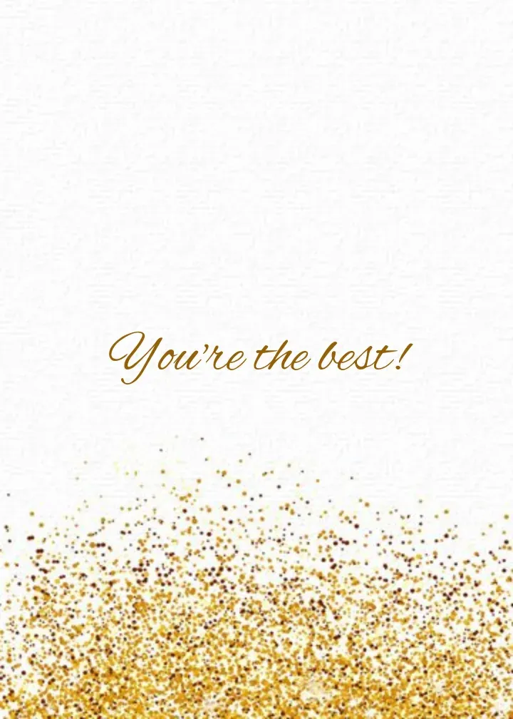 Golden Day Thanks card inside right